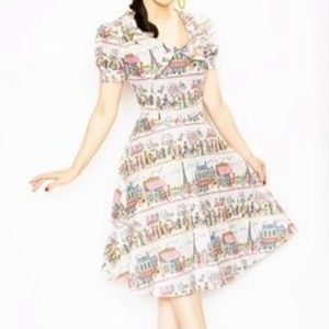 Sailors Sweetheart Dress in Parisian Cafe